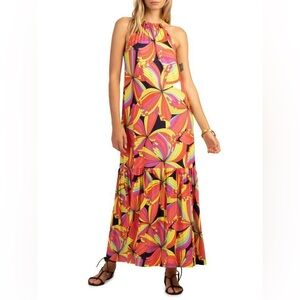 Trina Turk La Concha Floral Maxi Dress